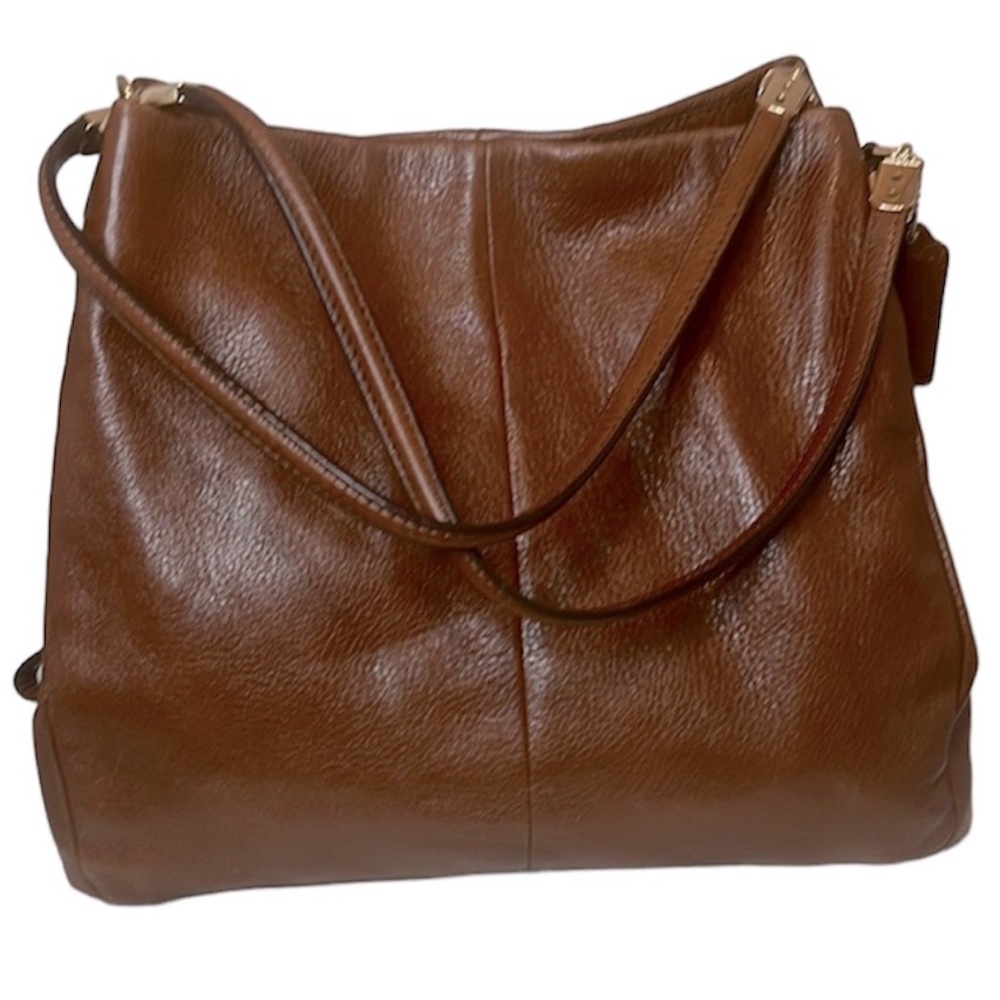 Coach Signature Handbag with Luxe Leather